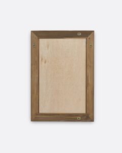 Miroir carré artisanal en teck recyclé – Image 6