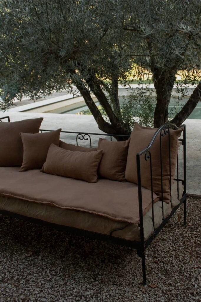 Maison Almatéra 10 housse coussin lin français artisanale Maisaura Home