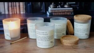 Bougies « Littéraires » artisanat français – Cire coco & soja, parfum de Grasse – Image 8