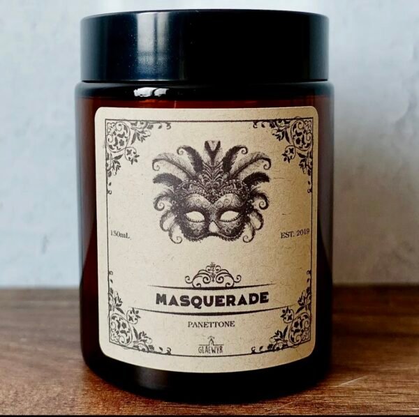 Bougie « Apothicaire, Mystique » artisanat français – Cire coco & soja, parfum de Grasse