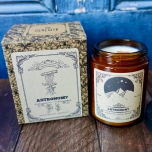 Bougie « Apothicaire, Donjon » artisanat français – Cire coco & soja, parfum de Grasse
