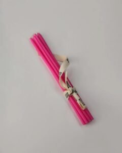 Bougies longues artisanales – 20 pièces – Image 12
